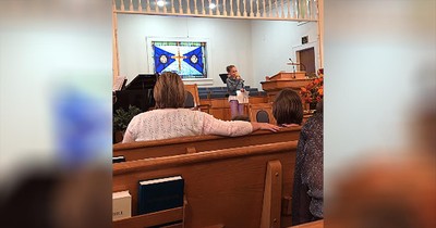 AGT Contestant Ansley Burns Sings 'Amazing Grace' In Church
