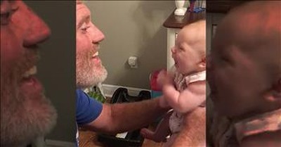 Sweet Dad Sings Rascal Flatts Song To His Baby Girl  