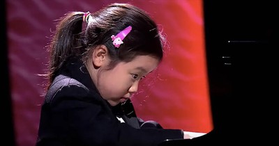 Adorable 6-Year-Old Piano Prodigy Hopes To Be The Next Mozart