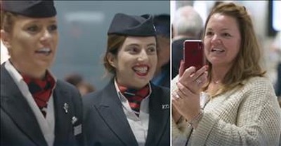Airline Choir Surprises Passengers With Christmas Song On Arrival 