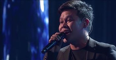 Marcelito Pomoy Sings 'The Prayer' Duet Using 2 Voices On AGT: The Champions 