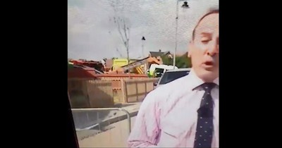 Mom Swears She Sees Giraffe During News Broadcast Until Daughter Hits Rewind