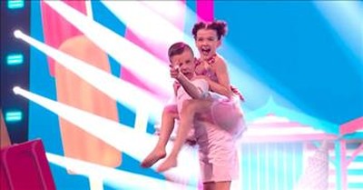 Pint-Sized Dancers Lily And Joseph Dazzle With Retro Routine 