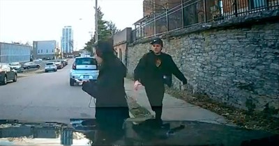 Quick-Thinking Man Saves Texting Woman From Being Hit By A Car