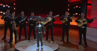 4-Year-Old Mariachi Singer Delights The Crowd On Little Big Shots
