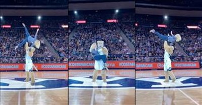 Mascot's Country Swing Dance Routine Goes Viral 