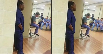 Michigan Nurse Sings 'Amazing Grace' During Shift Change