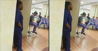 Michigan Nurse Sings 'Amazing Grace' During Shift Change 
