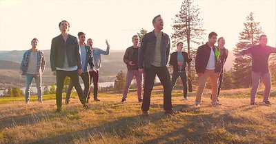 Men's Choir Sings A Cappella Rendition Of 'The Climb' With Peter Hollens