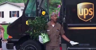 Neighbors Line Up To Thank UPS Driver