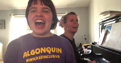 Inspiring Mother-Daughter Duet To 'What A Wonderful World'
