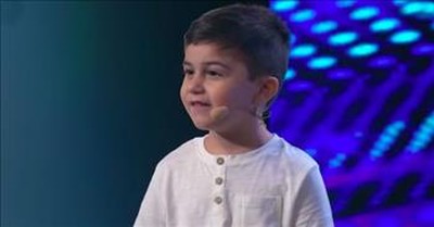 5-Year-Old Child Prodigy Earns Golden Buzzer With Mind-Blowing Talent 