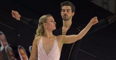'Hallelujah' Ice Skating Routine Earns First Place For Dancing Duo 