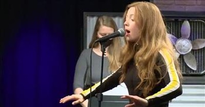 Teen Leads Worship With 'Trust In You' 