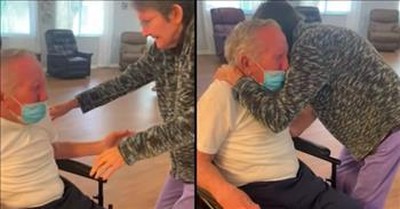 Couple Married 60 Years Reunite After 215 Days Apart 