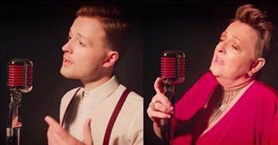 Mother And Son Sing 'Where Are You Christmas?' Duet 