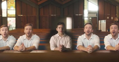 'It Is Well' A Cappella Duet From Peter Hollens And David Archuleta In Church