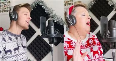 Mother-Son Duet To 'White Christmas' By Bing Crosby 