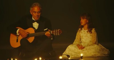 Andrea Bocelli And Daughter Sing 'Hallelujah' Duet