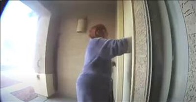 Doorbell Camera Captures Neighbor Saving Family Of 6 From Fire 