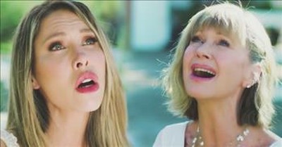 Olivia Newton-John And Daughter Sing 'Window In The Wall' Duet 