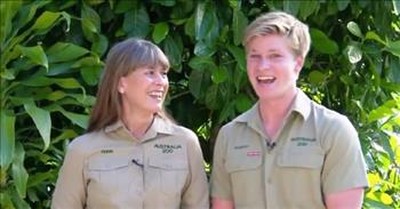 Robert Irwin's 'Massive' Comment About Sister Bindi Earns Him A Jab From Mom 