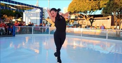 Olympic Figure Skater Michelle Kwan Skates To 'Rise Up' From Andra Day 