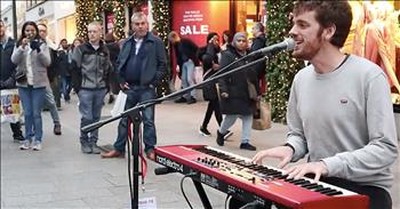 Street Performer Stuns With 'Let It Be' Cover In Dublin 