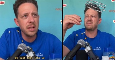 Dad Holds Hilarious Press Conference After A Long Day Of Parenting