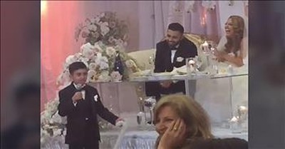 Little Brother's Wedding Speech Has All The Guests Laughing Out Loud 