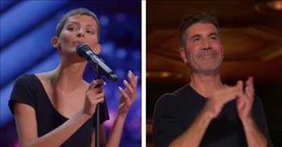 Cancer Fighter Nightbirde Leads Simon To Hit Golden Buzzer With Emotional Audition 
