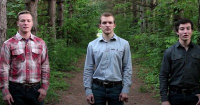 Trio Of Men Sing 'Without Him' Worship Song