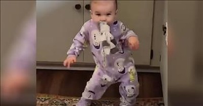 Viral Dancing Baby Grooves Every Time She Hears Music 
