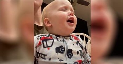 Toddler Moved By The Spirit As He Sings 'God Only Knows' 