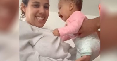 Clingy Baby Only Wants Mama In Hilarious Series Of Videos