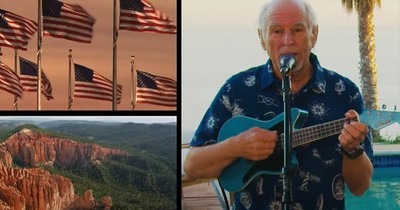 Jimmy Buffet Performs Unique Rendition Of 'This Land Is Your Land'