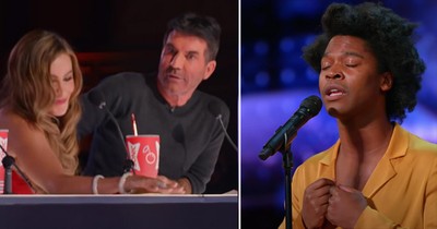 He Performed Simon's Least Favorite Song And Ended Up With The Golden Buzzer