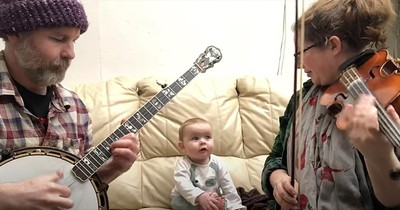 Baby Loves When Mom And Dad Play Bluegrass Music
