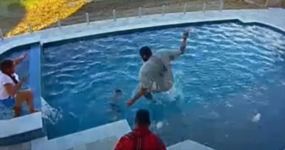 NBA Star Jumps Into Pool To Save 2-Year-Old Son From Drowning