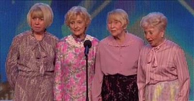 4 Tap-Dancing Grandmas Leave The Crowd Cheering After Unexpected Audition 