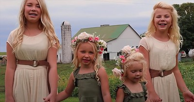 4 Adorable Sisters Sing 'Oh How I Love Jesus'