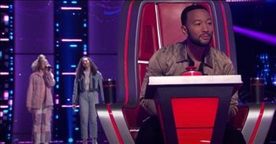 2 Sisters Sing Gospel Song 'Never Alone' During Blind Auditions 