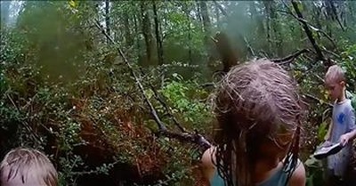 'Ain't Jesus Good?' Body Cam Shows Moment 3 Lost Children Are Found In Woods 