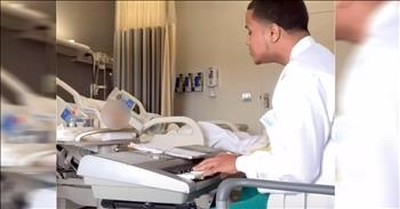 Viral Singing Phlebotomist Performs Worship Songs For Patients 