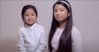 2 Adorable Children Sing 'Jesus Loves Me' 