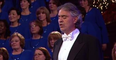 Andrea Bocelli Sings 'The Lord's Prayer' 