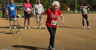 105-Year-Old Woman Runs 100 Meters And Sets Record