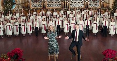 'Believe' Father-Daughter Duo Perform With Children's Choir 