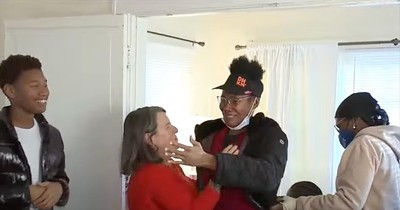 Loyal Customer Surprises Homeless Dunkin' Donuts Employee With A Home 