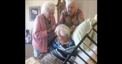 Elderly Women Give Their Bedridden Sister the Sweetest Makeover 